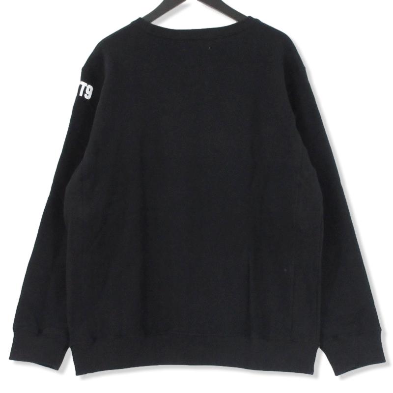 EXCELLENT9 エクセレントナイン ブラック トレーナー Logo-Felpa