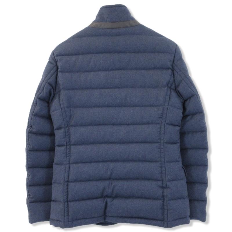 良品 MOORER ムーレー ダウンジャケット ZAYN-L ネイビー 紺 42 メンズ 