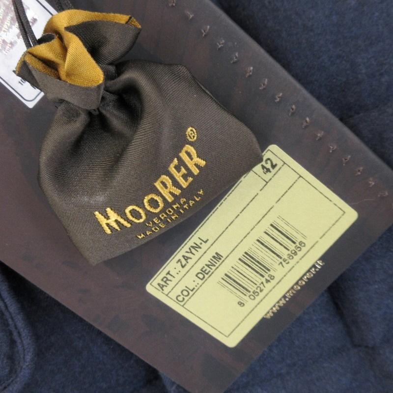 良品 MOORER ムーレー ダウンジャケット ZAYN-L ネイビー 紺 42 メンズ 