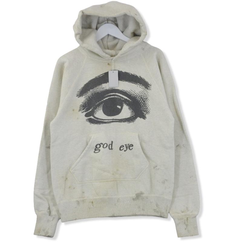 Saint ダメージパーカー グレー