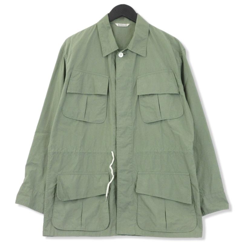 AURALEE オーラリー WASHED FINX RIPSTOP FATIGUE JACKET AURALEE オーラリー WASHED FINX RIPSTOP FATIGUE JACKET