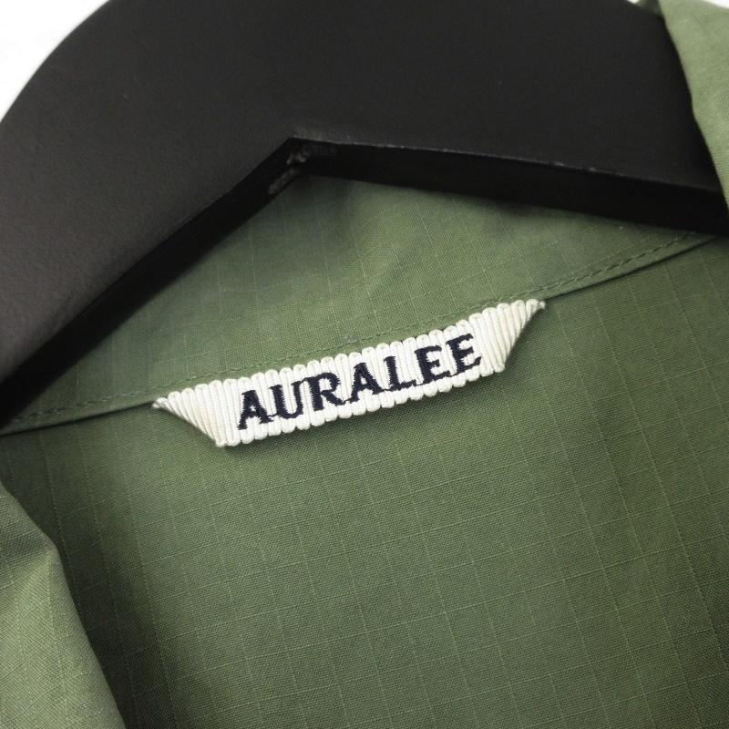 AURALEE オーラリー WASHED FINX RIPSTOP FATIGUE JACKET AURALEE オーラリー WASHED FINX RIPSTOP FATIGUE JACKET