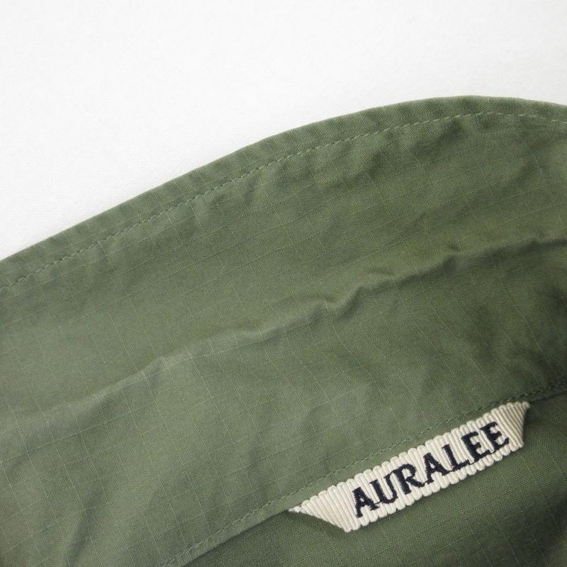 AURALEE オーラリー WASHED FINX RIPSTOP FATIGUE JACKET AURALEE オーラリー WASHED FINX RIPSTOP FATIGUE JACKET