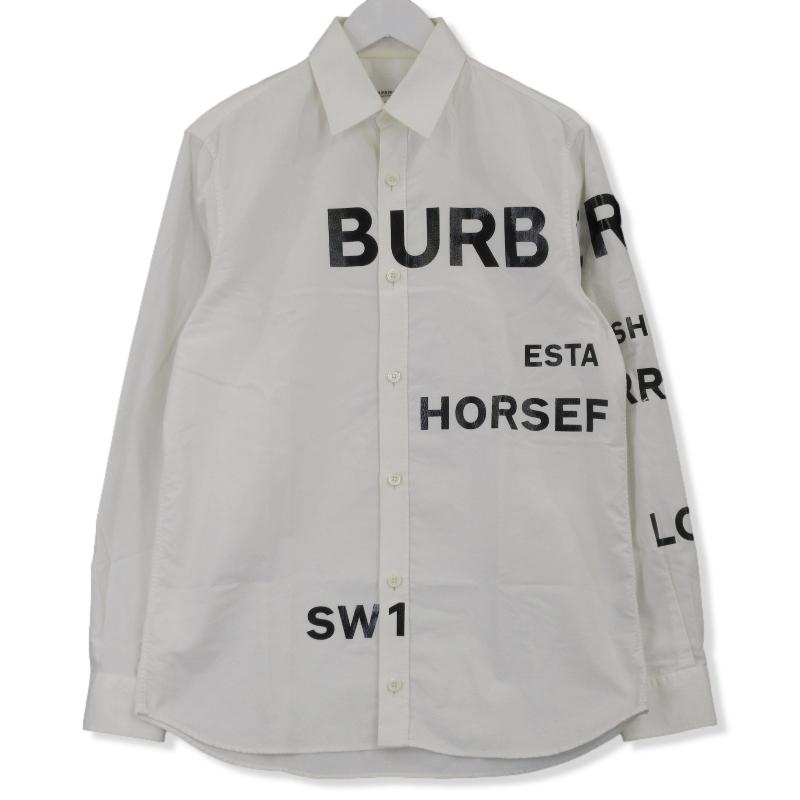 BURBERRY バーバリー 長袖シャツ 8023776 プリント アイボリー XS 