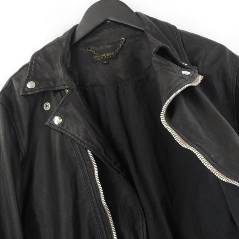 A VONTADE アボンタージ ダブルライダース 21AW ウォッシュ加工 牛革 