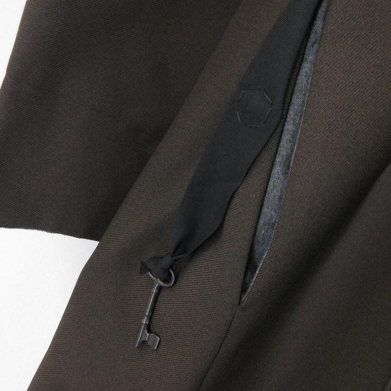 SUNSEA 18AW POLYYS WOOL COAT コート　グレー　2 M 良品 SUNSEA サンシー 18AW POLYYS WOOL COAT 18A31 ポリエステル