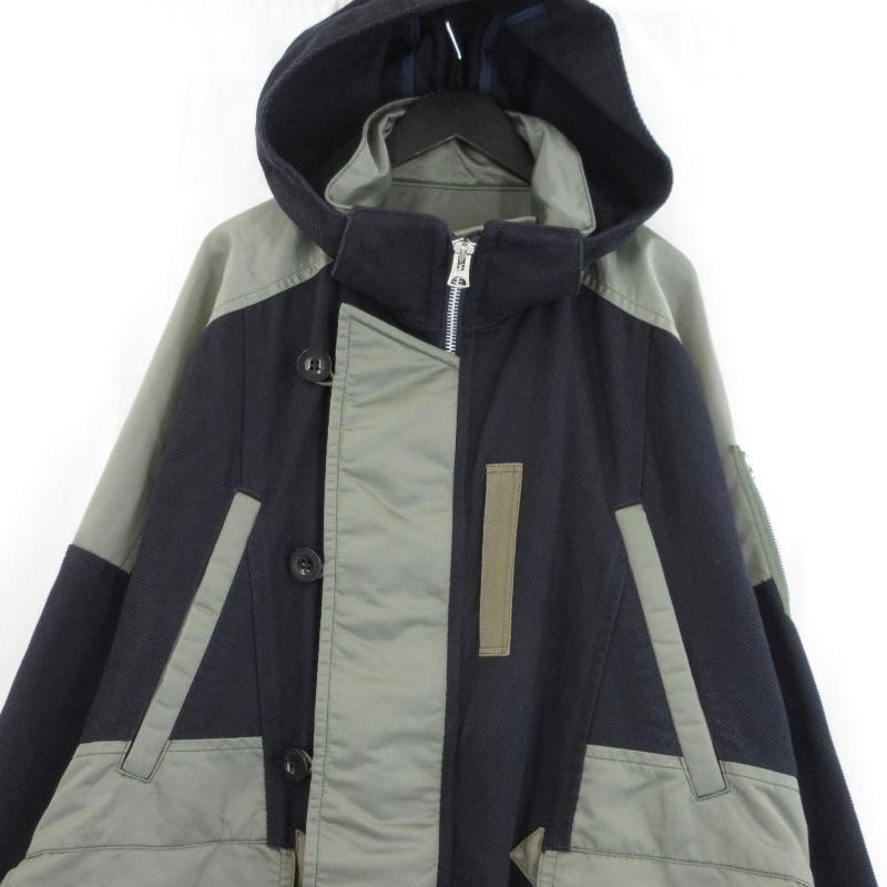 ジャケット・アウター Sacai 20aw Cotton Twill Nylon blouson Sacai 20AW Cotton Twill Nylon Blouson