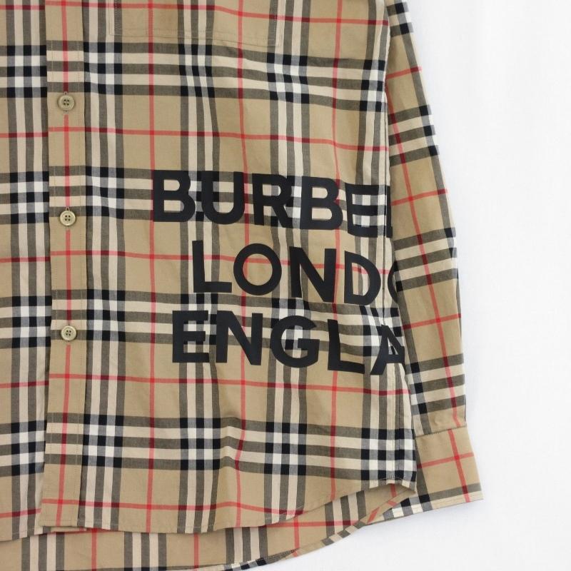 BURBERRY 良品 バーバリー 長袖チェックシャツ ティッシ期 BURBERRY 良品 バーバリー 長袖チェックシャツ ティッシ期