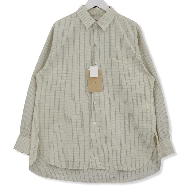 KAPTAIN SUNSHINE キャプテンサンシャイン 茶 長袖シャツ L KAPTAIN SUNSHINE Regular Collar Shirts [BROWN CHAMBRAY