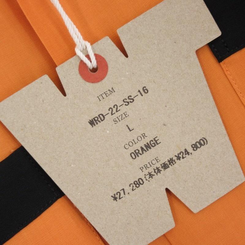 Weirdo ボウリングシャツ ホワイト/オレンジ Weirdo ボウリング