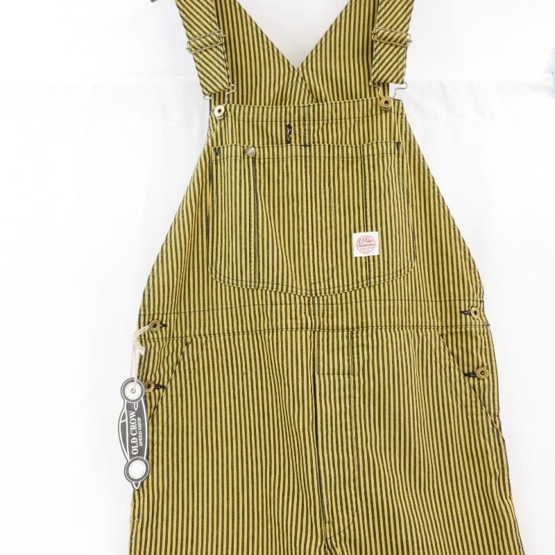 新品未使用 定価8万　OLD CROW オールドクロウ　オーバーオール　Mサイズ 新品未使用 定価8万 OLD CROW オールドクロウ オーバーオール M