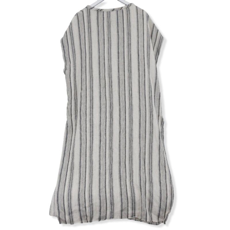 R'IAM-PLAGE リアムプラージュ ワンピース ストライプ リネン
