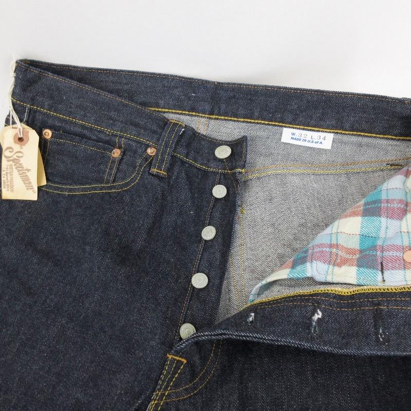 美品 MISTER FREEDOM × SUGAR CANE ミスターフリーダム デニムパンツ SC41954 1966 DENIM ワン