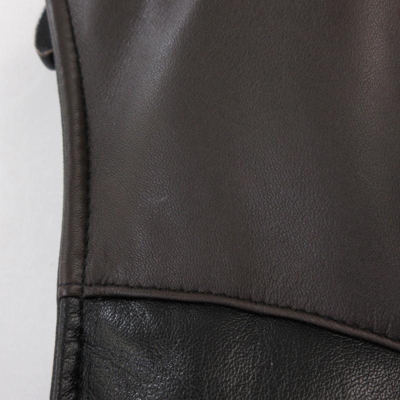 Y'2 LEATHER ワイツーレザー レザー ダウンベスト シープスキン
