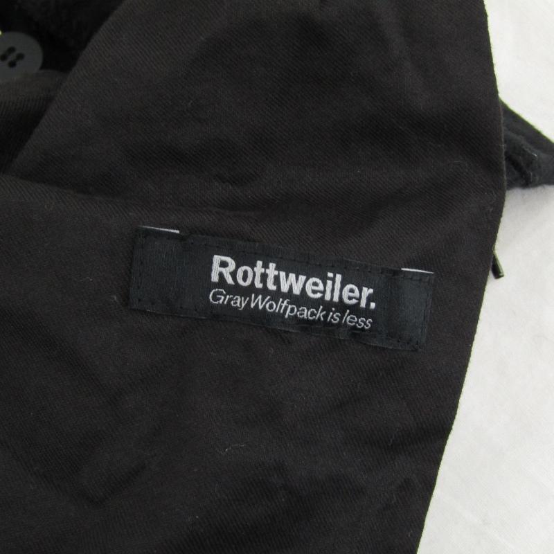 ROTTWEILER ロットワイラー スラックスパンツ RW22A0310 BLACK DOG SLACKS イージーパンツ 日本製 ブラック 黒  XL タグ付き 70013975