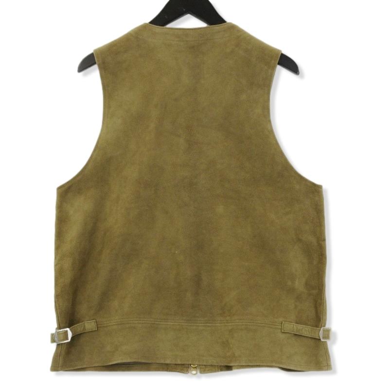 PHIGVEL SUEDE VEST(black)フィグベル スエードベスト PHIGVEL フィグベル｜SUEDE VEST スエードベスト【DESERT BROWN】