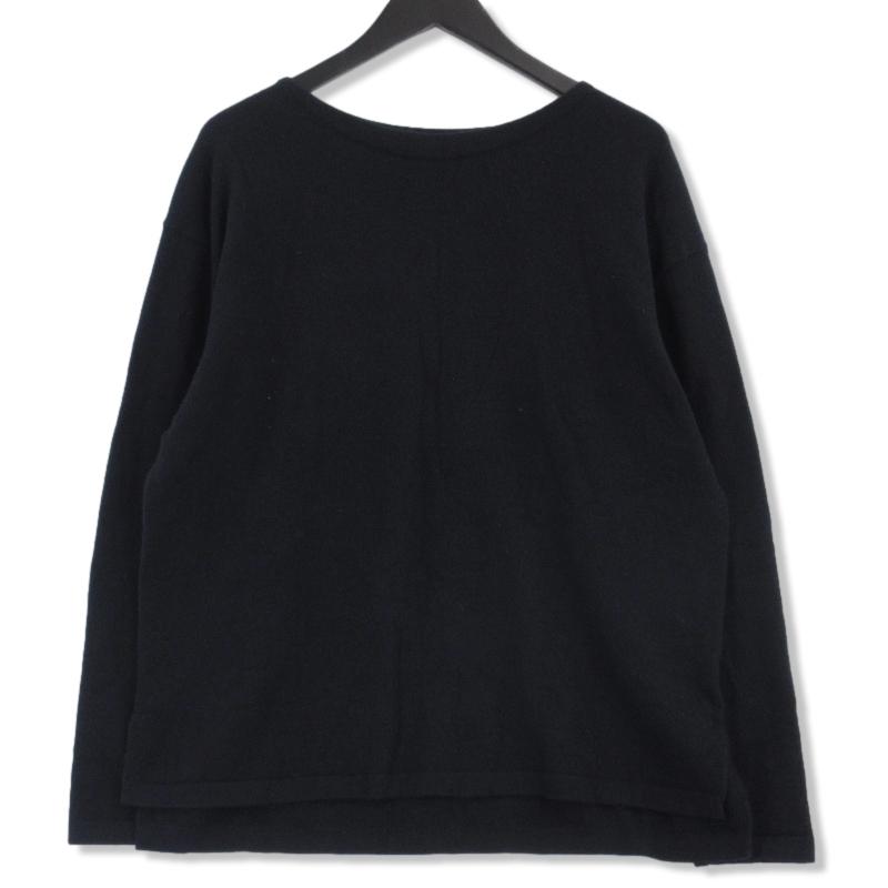 COMOLI コモリ カシミヤ ボートネックニット Q03-06005 プル COMOLI コモリ カシミヤ ボートネックニット Q03-06005 プル