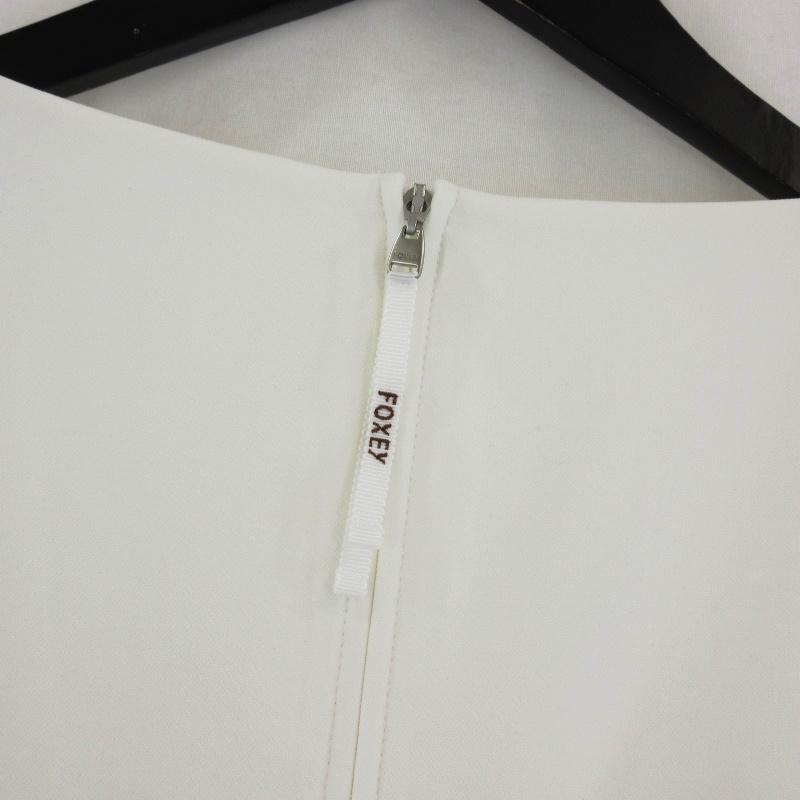 美品 FOXEY NEW YORK フォクシーニューヨーク ノースリーブワンピース  