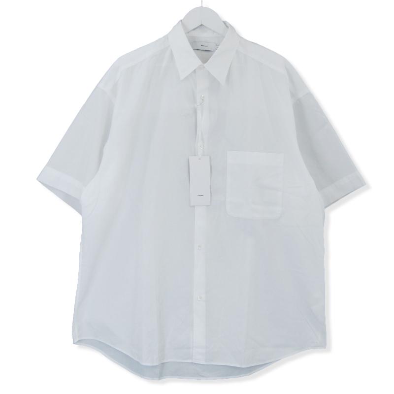グラフペーパー　半袖シャツ Graphpaper (グラフペーパー) Solotex Twill S/S Oversized Box
