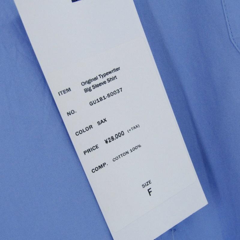 Graphpaper グラフペーパー 長袖シャツ GU181-50037 タイプライター 