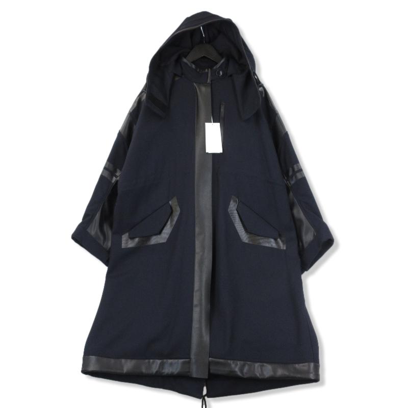 未使用 Mame Kurogouchi マメ クロゴウチ ウールオーバーサイズコート  