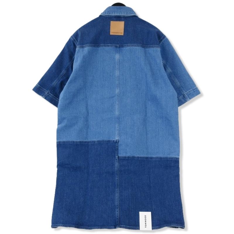 未使用 TOM WOOD トムウッド デニムパッチドドレス PATCHED DRESS  