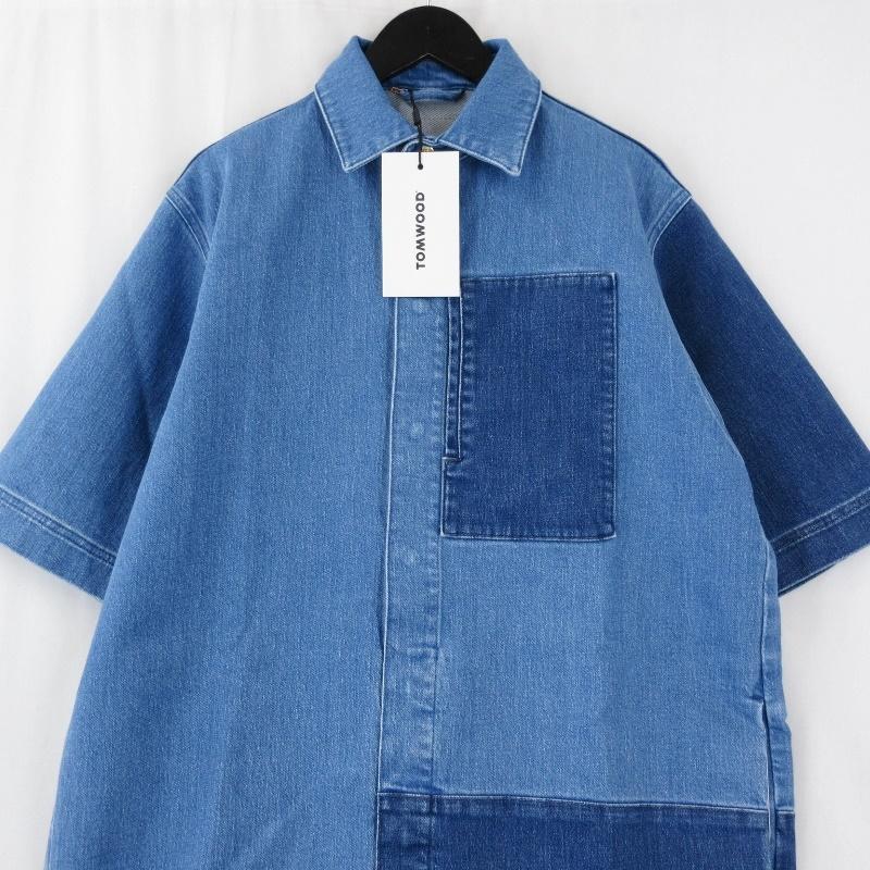 未使用 TOM WOOD トムウッド デニムパッチドドレス PATCHED DRESS  