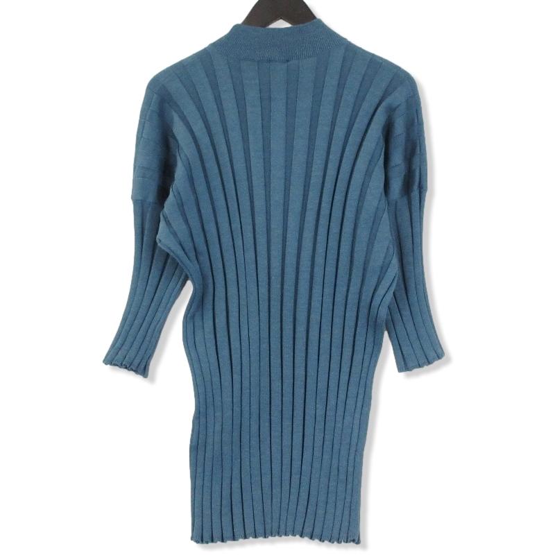 未使用 MAISON EUREKA メゾンエウレカ モックネックニット 311 STRIPE 