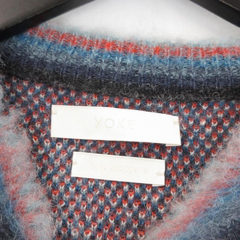 美品 YOKE ヨーク クルーネックニット YK20AW0169S 20AW PAUL JACQUARD  
