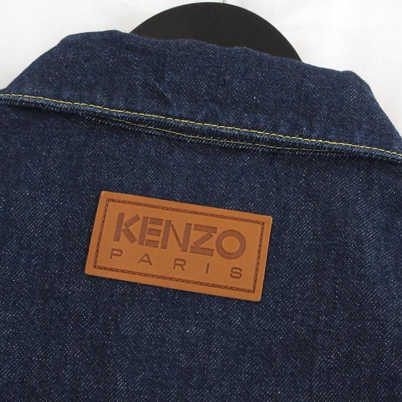 未使用 KENZO ケンゾー デニムトラッカージャケット FC65DV3019EI 