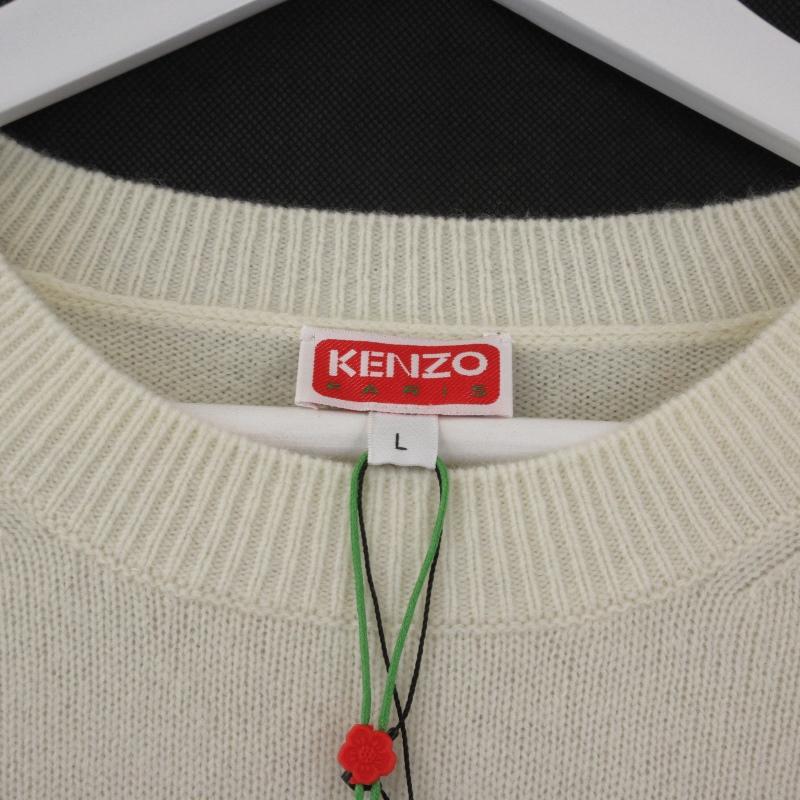 未使用 KENZO ケンゾー クルーネックニット FC65PU3453LD 22AW ボケ 
