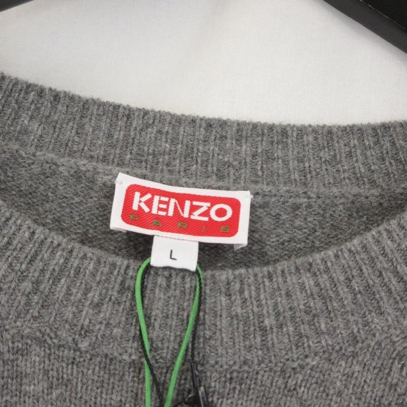 未使用 KENZO ケンゾー クルーネックニット FC65PU3453LD 22AW ボケ 