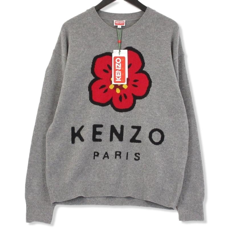 未使用 KENZO ケンゾー クルーネックニット FC65PU3453LD 22AW ボケ 