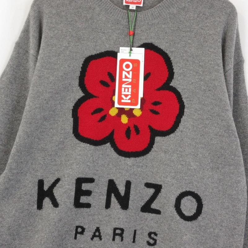 未使用 KENZO ケンゾー クルーネックニット FC65PU3453LD 22AW ボケ