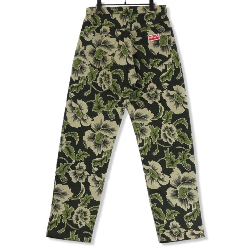 未使用 KENZO ケンゾー デニムパンツ FC65DP4029P7 Jungle Camo Canvas 