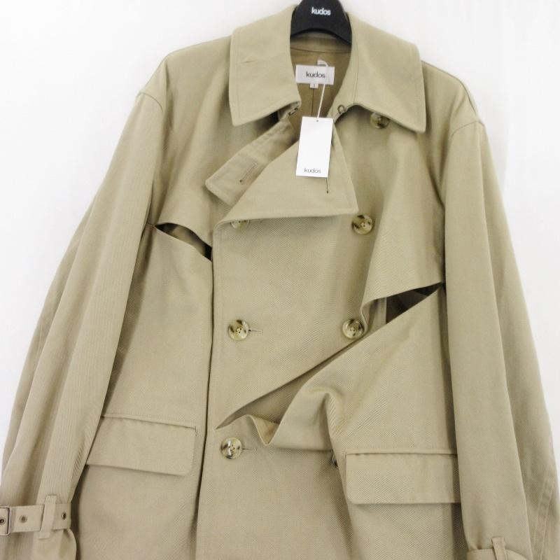 未使用 kudos クードス トレンチコート KC21XX01-08-01 TRENCH COAT 