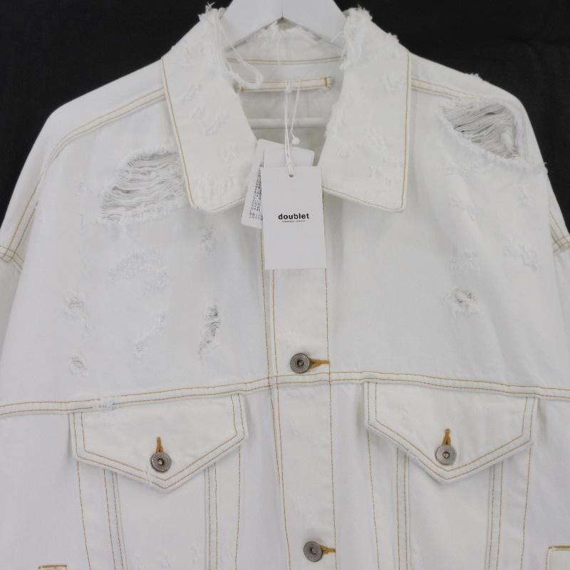 未使用 doublet ダブレット デストロイ デニムジャケット 23SS05BL156  