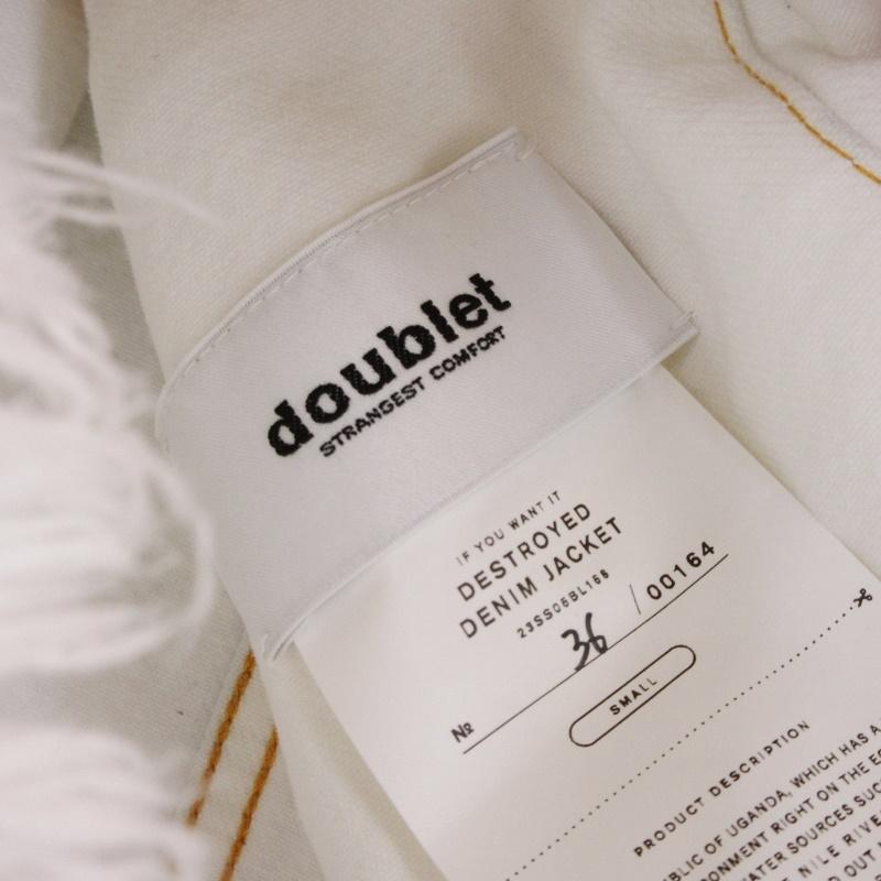 未使用 doublet ダブレット デストロイ デニムジャケット 23SS05BL156  