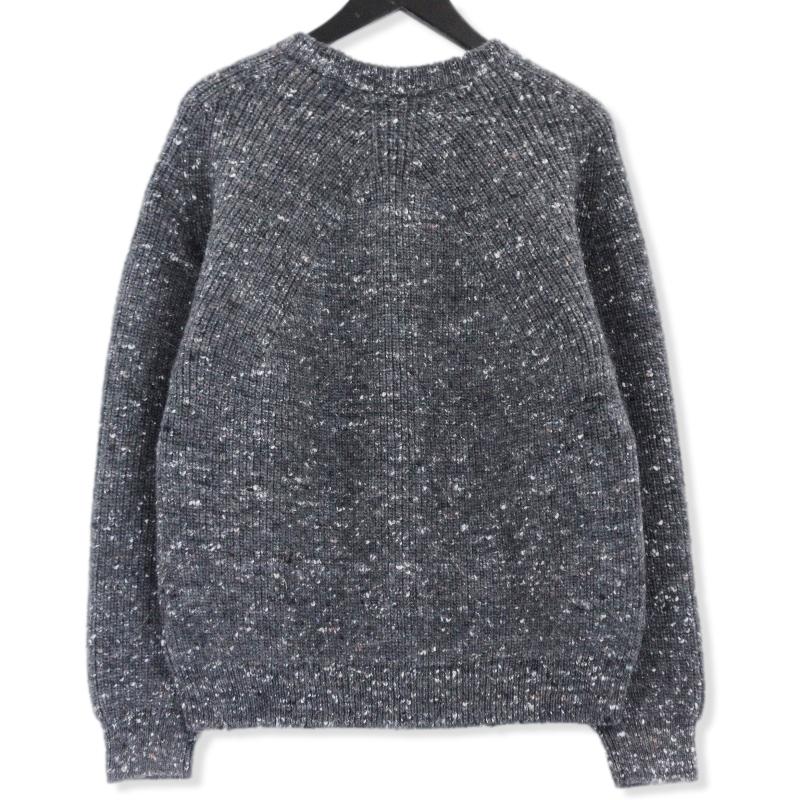 新品未使用)【BATONER】クラシック/ケーブルニット ブラック/size1