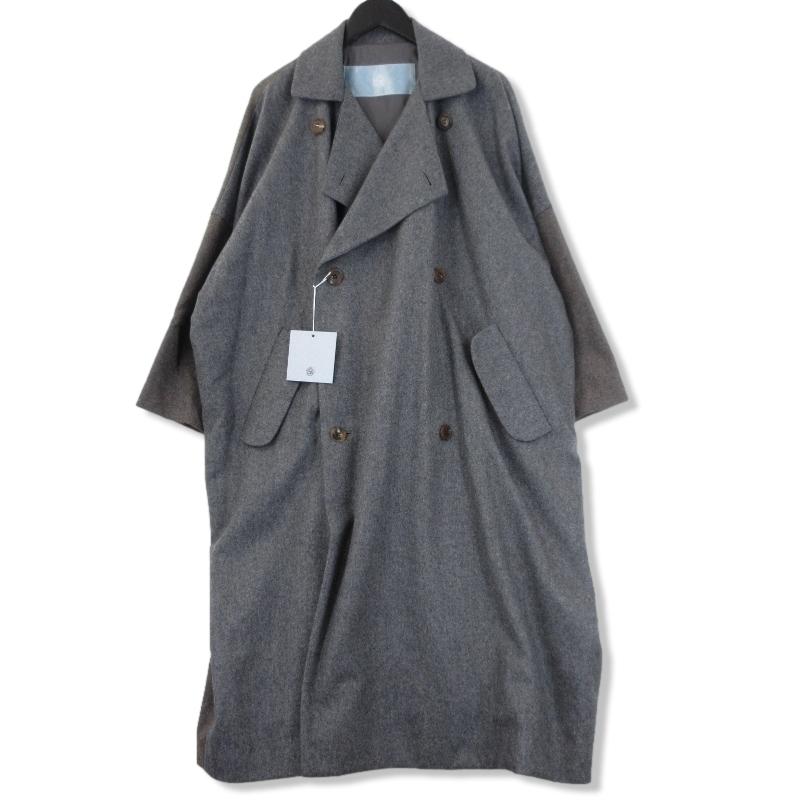 Dulcamara フラノダブル ロングコート Dulcamara フラノダブルロングコート