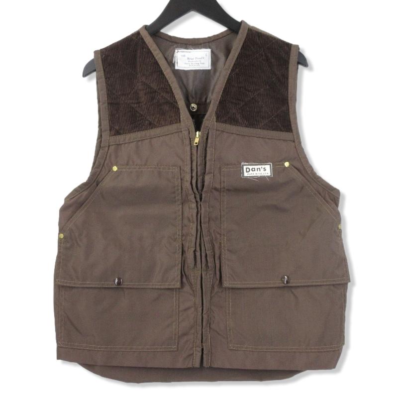美品 dan's hunting gear ダンズハンティングギア ハンティングベスト USA製 デッドストック BRIARPROOF
