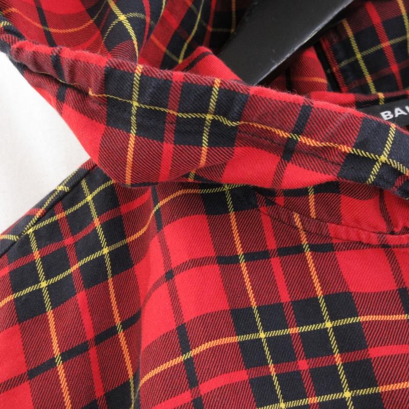 BALENCIAGA バレンシアガ オーバーサイズ フーデッド チェック BALENCIAGA バレンシアガ オーバーサイズ フーデッド チェック