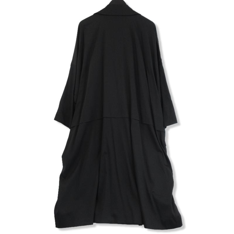 未使用 Dulcamara ドゥルカマラ サテン ダブル ロングコート 19SS D119  