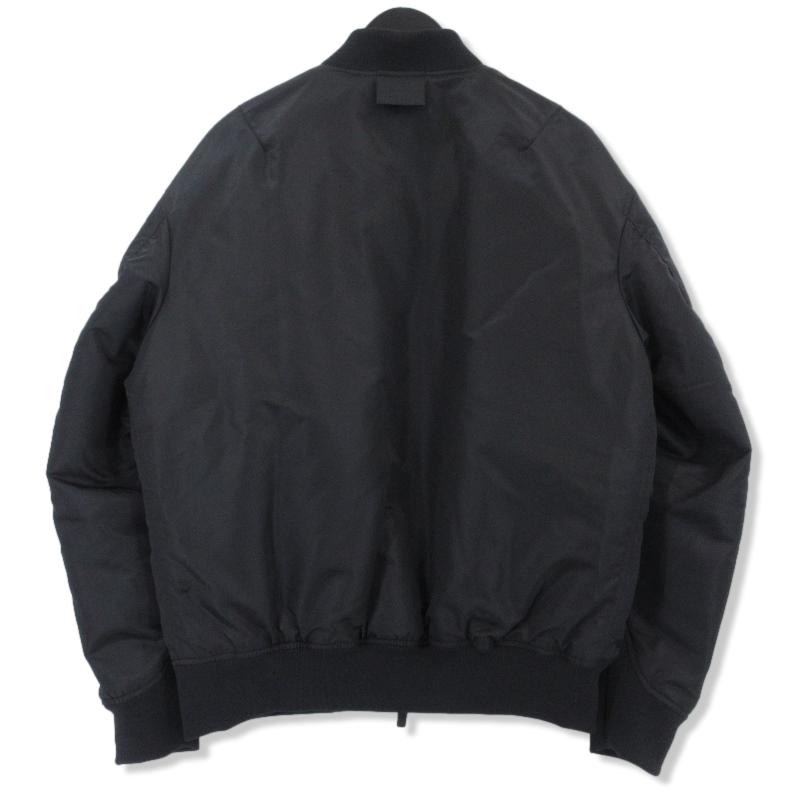 UNIQLO JIL SANDER MA-1ブルゾン　ブラック　M メンズ ユニクロ+J史上最高アウター誕生！ミリタリー好き、モード好き