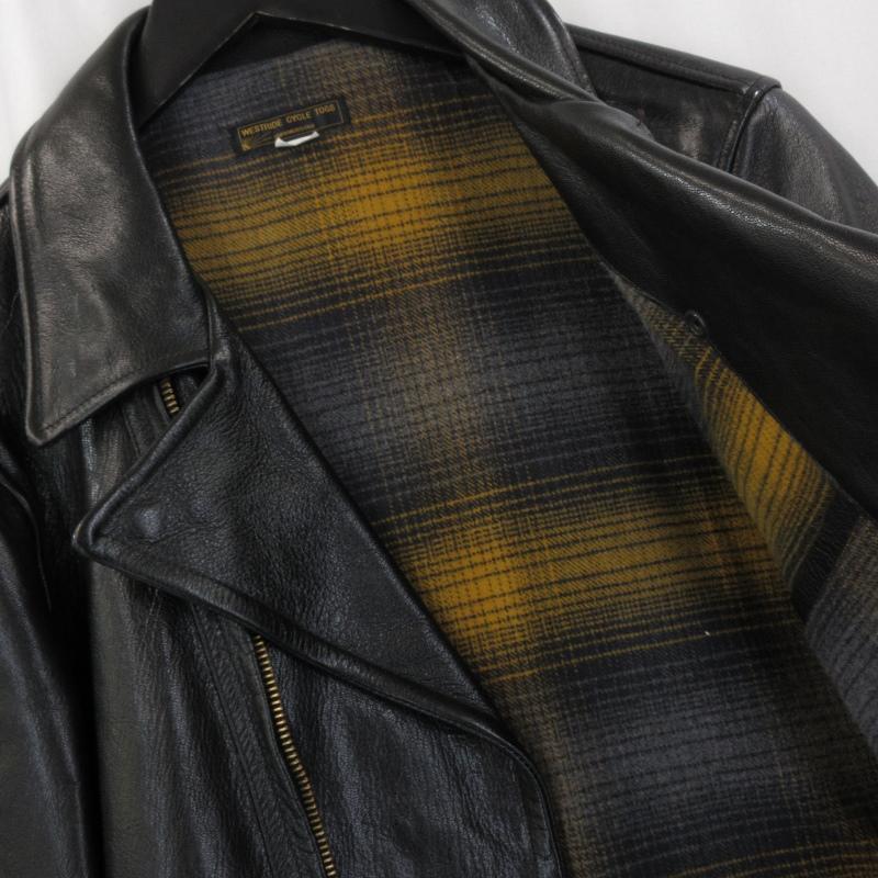 美品 WESTRIDE ウエストライド ダブルライダース 山羊革 日本製 