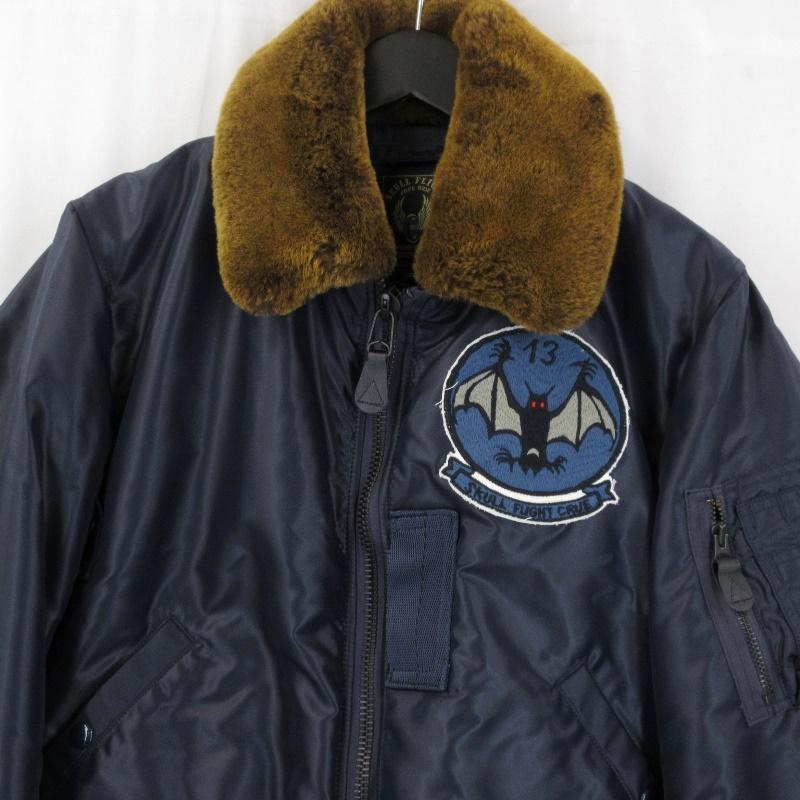 スカルフライトB-15フライトジャケット