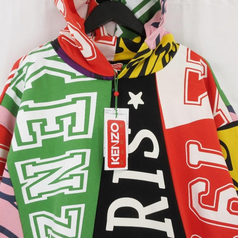 未使用 KENZO ケンゾー オーバーサイズ フーディー FD55SW4924MF 