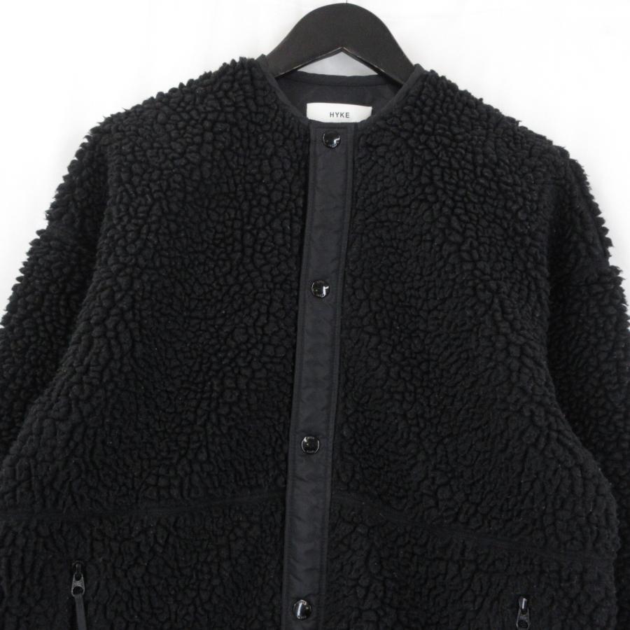 HYKEフリースジャケットsize1 HYKE FAUX SHEARLING JACKET サイズ1 