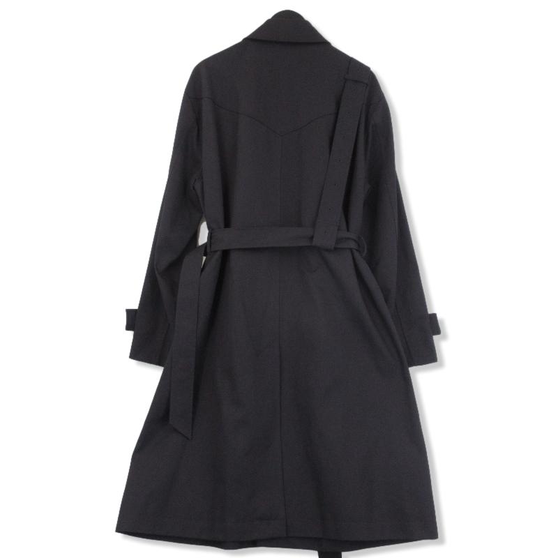 YUKI HASHIMOTO ユウキハシモトBELTED TRENCH COAT