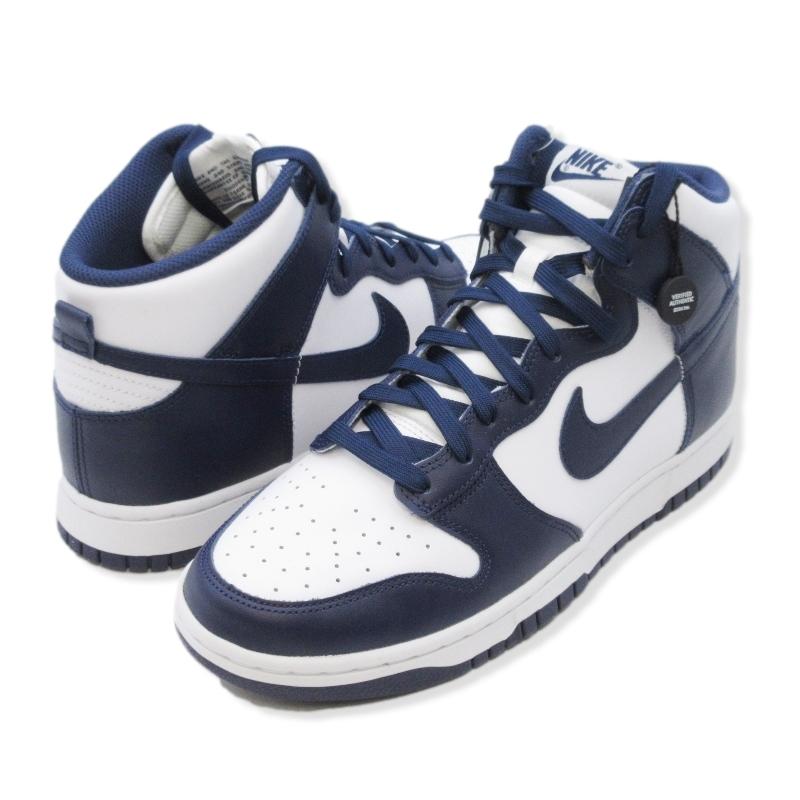 未使用 NIKE ナイキ 28cm DUNK HI RETRO DD1399-104 ダンク ハイ レトロ WHITE/MIDNIGHT NAVY  70015517｜classic｜02